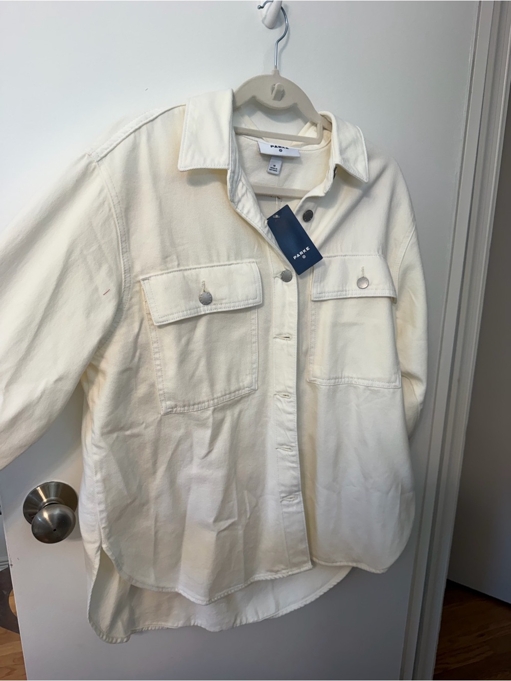 Parke X Target White Denim Jacket NWT!